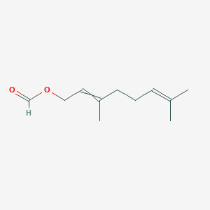 molecular formula C11H18O2 B12505205 3,7-Dimethylocta-2,6-dienyl formate CAS No. 61759-63-5