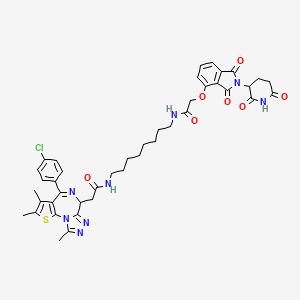 molecular formula C42H45ClN8O7S B12505297 d BET6; d-BET6 