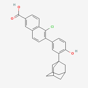 molecular formula C27H25ClO3 B1250535 5-Cl-AHPN 