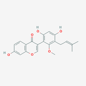 molecular formula C21H20O6 B1250536 Glicoricone CAS No. 161099-37-2