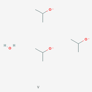 molecular formula C9H23O4V-3 B12505399 Vanadium(3+) hydrate tris(propan-2-olate) 