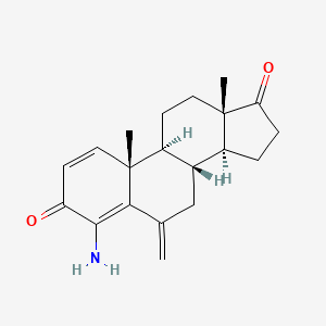 molecular formula C20H25NO2 B1250542 4-Amino-6-methylen-androsta-1,4-diene-3,17dione 