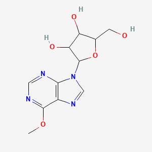 molecular formula C11H14N4O5 B12505465 9H-Purine, 6-methoxy-9-beta-D-ribofuranosyl- CAS No. 5746-29-2