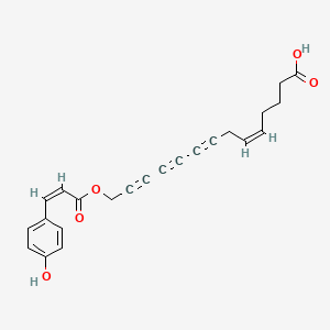 molecular formula C23H20O5 B1250549 Cinnatriacetin B 