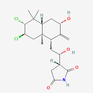 molecular formula C20H29Cl2NO4 B1250551 Dichlorolissoclimide 