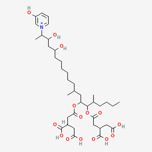 molecular formula C39H62NO15+ B1250553 Fumonisin FP2 CAS No. 182063-59-8