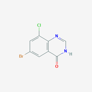 molecular formula C8H4BrClN2O B12505551 6-Bromo-8-chloroquinazolin-4(3H)-one 