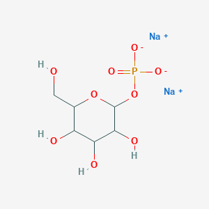 molecular formula C6H11Na2O9P B12505564 Disodium 3,4,5-trihydroxy-6-(hydroxymethyl)oxan-2-YL phosphate 