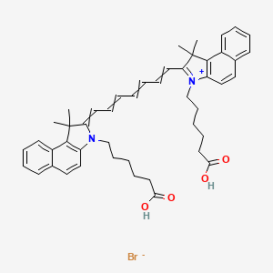 molecular formula C47H53BrN2O4 B12505626 Cy7.5 diacid 