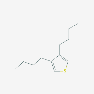 molecular formula C12H20S B1250564 3,4-Dibutylthiophene CAS No. 85932-61-2