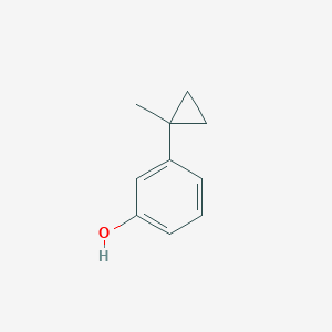 molecular formula C10H12O B12505661 3-(1-Methylcyclopropyl)phenol 