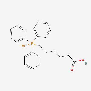molecular formula C24H26BrO2P B12505693 6-(Bromotriphenyl-l5-phosphanyl)hexanoic acid 