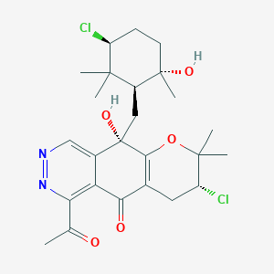 molecular formula C25H32Cl2N2O5 B1250571 Azamerone 