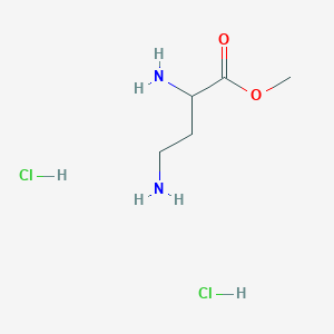 molecular formula C5H14Cl2N2O2 B12505862 Methyl 2,4-diaminobutanoate dihydrochloride 