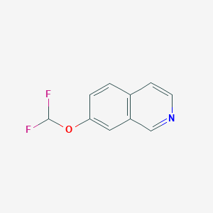 molecular formula C10H7F2NO B12505949 7-(Difluoromethoxy)isoquinoline 