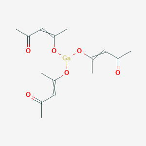 molecular formula C15H21GaO6 B12505962 4-[Bis(4-oxopent-2-en-2-yloxy)gallanyloxy]pent-3-en-2-one 