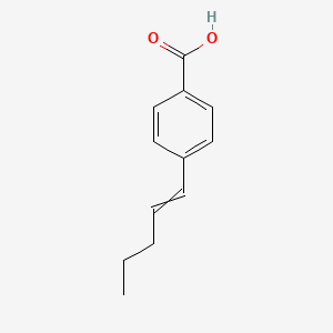 molecular formula C12H14O2 B12505987 4-Pent-1-enylbenzoic acid CAS No. 936498-11-2