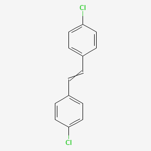 molecular formula C14H10Cl2 B12505989 Benzene,1,1'-(1,2-ethenediyl)bis[4-chloro- 