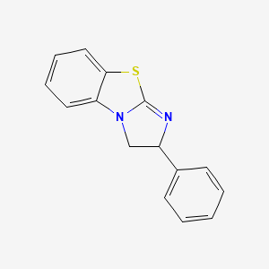 molecular formula C15H12N2S B12506047 2-Phenyl-2,3-dihydrobenzo[d]imidazo[2,1-b]thiazole 
