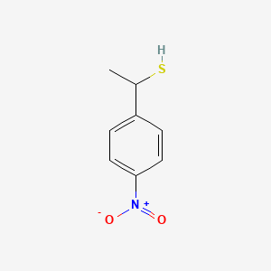 molecular formula C8H9NO2S B12506066 1-(4-Nitrophenyl)ethane-1-thiol 