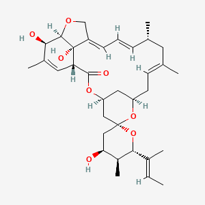 molecular formula C34H48O8 B1250613 Nemadectin beta 