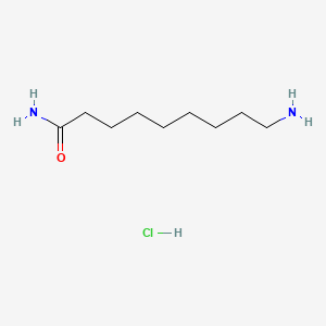 molecular formula C9H21ClN2O B12506152 9-Aminononanamide hydrochloride 