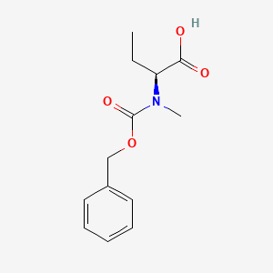 molecular formula C13H17NO4 B12506154 N-Cbz-(S)-2-(methylamino)butyric acid 