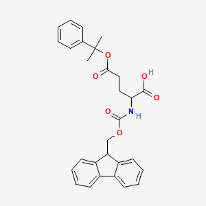molecular formula C29H29NO6 B12506261 Fmoc-Glu(OPp)-OH;Fmoc-Glu(O-2-PhiPr)-OH 