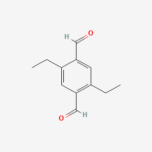 molecular formula C12H14O2 B12506266 2,5-Diethylterephthalaldehyde 