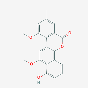 molecular formula C20H16O5 B1250630 Defucogilvocarcin M 