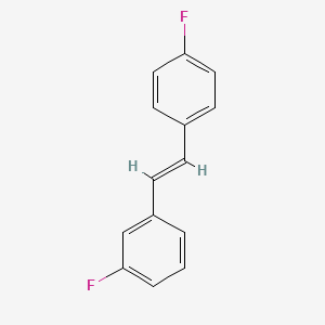 molecular formula C14H10F2 B1250632 3,4'-Difluorostilbene 