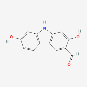 molecular formula C13H9NO3 B1250634 Clausine O 