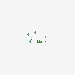 molecular formula CH3BrMg B12506370 Magnesium(2+) bromide methanide 