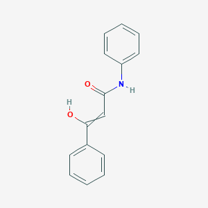 molecular formula C15H13NO2 B12506396 3-Hydroxy-N,3-diphenylprop-2-enamide CAS No. 65483-85-4