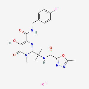 molecular formula C20H21FKN6O5 B12506417 CID 54721841 