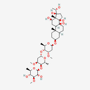 molecular formula C42H72O16 B1250647 Tenacissoside L 