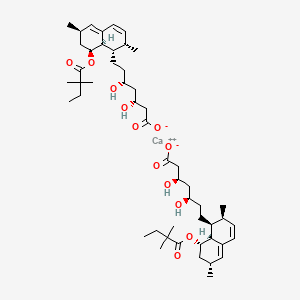 molecular formula C50H78CaO12 B1250655 Tenivastatin calcium CAS No. 151006-18-7
