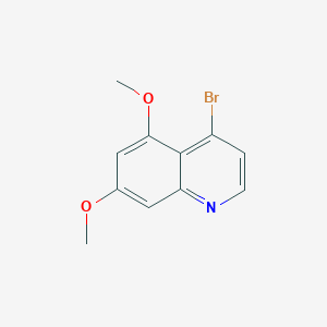 molecular formula C11H10BrNO2 B12506581 4-Bromo-5,7-dimethoxyquinoline 