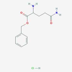 molecular formula C12H17ClN2O3 B12506619 Benzyl glutaminate hydrochloride 