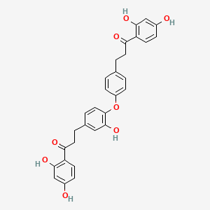 molecular formula C30H26O8 B1250663 Littorachalcone 