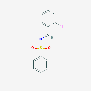 molecular formula C14H12INO2S B12506769 N-[(2-iodophenyl)methylidene]-4-methylbenzenesulfonamide 