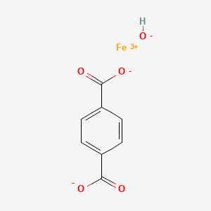 molecular formula C8H5FeO5 B12506827 Iron(3+) terephthalate hydroxide 