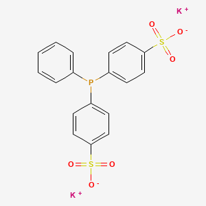 molecular formula C18H13K2O6PS2 B12506863 Bis(p-sulfonatophenyl)phenylphosphine dipotassium salt 