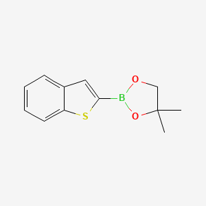 molecular formula C12H13BO2S B12506885 2-(Benzo[b]thiophen-2-yl)-4,4-dimethyl-1,3,2-dioxaborolane 