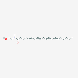 molecular formula C22H37NO2 B12506889 N-(2-hydroxyethyl)icosa-5,8,11,14-tetraenamide 