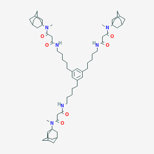 molecular formula C63H96N6O6 B125069 Magnesium ionophore VI CAS No. 151058-38-7