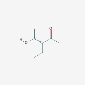 molecular formula C7H12O2 B12507021 3-Ethyl-4-hydroxy-3-penten-2-one CAS No. 34135-99-4