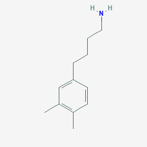 molecular formula C12H19N B12507054 4-(3,4-Dimethylphenyl)butan-1-amine 