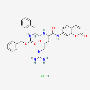 molecular formula C33H37ClN6O6 B12507075 Z-FR-Amc 