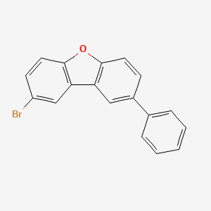 molecular formula C18H11BrO B12507096 2-Bromo-8-phenyldibenzo[b,d]furan 